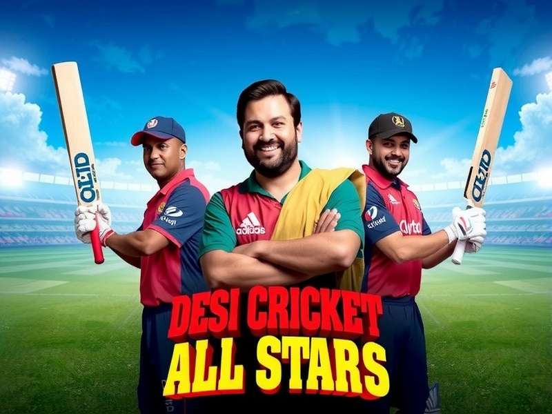 Desi Cricket All Stars Game Banner